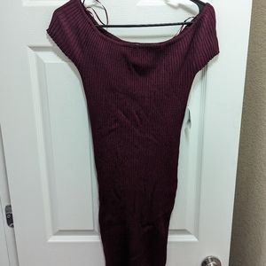 Maroon Bodycon dress